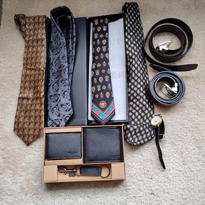 Versace & Coach With Other Men's Accessories 