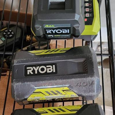 Ryobi 40v Rechargable Batteries And Charger #2