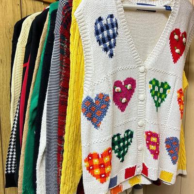 Vintage Sweaters & More - Eddie Wassin, Karen Scott, Haymaker & More (S-XL)