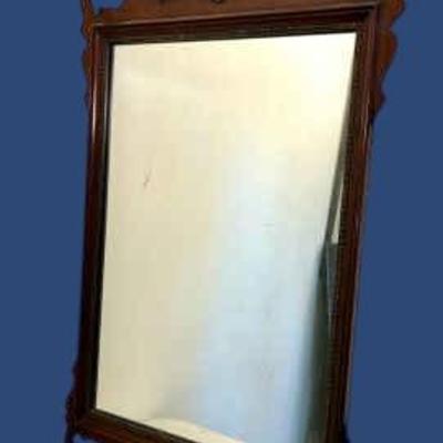 Chippendale Style Wall Mirror - 22x39”
