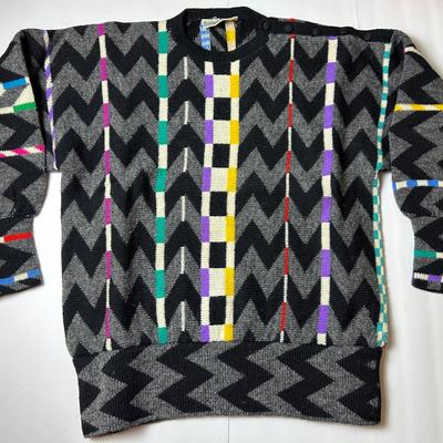 Vintage Maggie White Wool Sweater - Size L