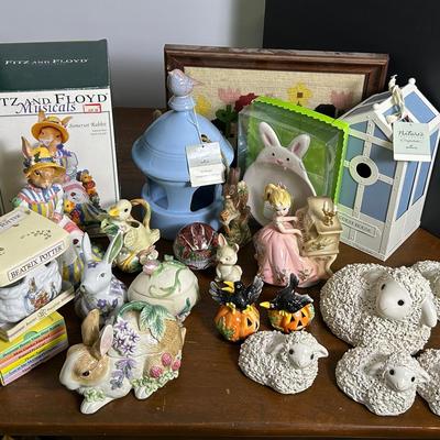 Easter & More Decor: Fitz & Floyd, Hallmark, Andrea by Sedak, Josef Originals
