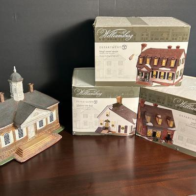 Williamsburg Department 56 Buildings