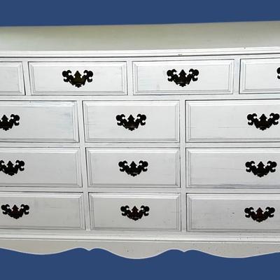 West Michigan Furniture Co. 13-Drawer Dresser – 64x21x35"