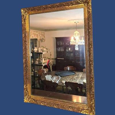 Ornate Framed Mirror 46"x34"