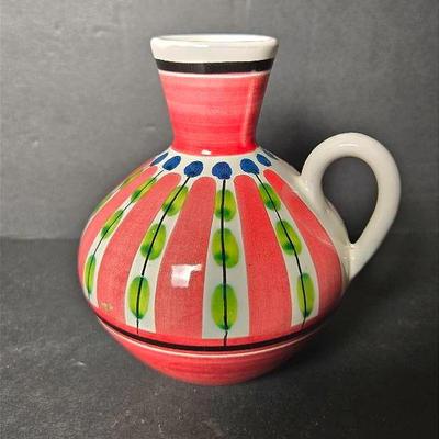 Mid Century Elle Keramikk Norway Studio Art Pottery Vase- 4.75"