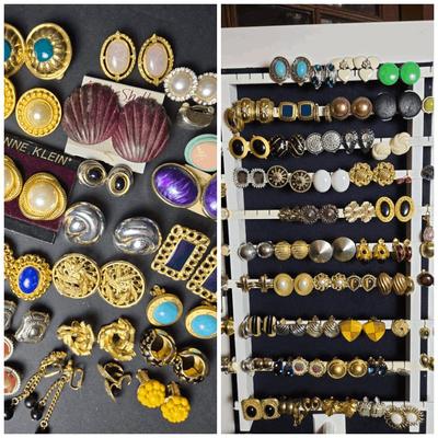 Costume Jewelry Clip Earrings