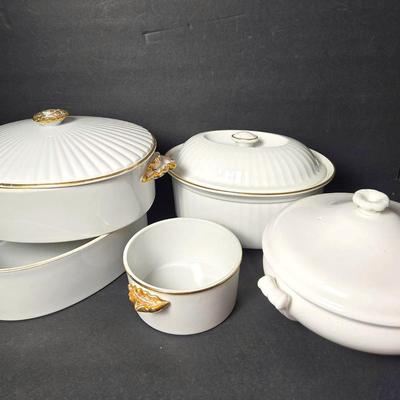Wedgwood, Royal Worcester, Shafford Covered Casseroles, More