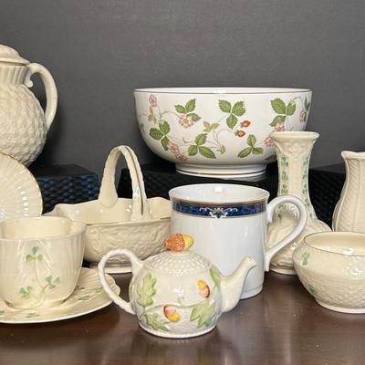 Belleek, Wedgwood & Lenox Serving Ware