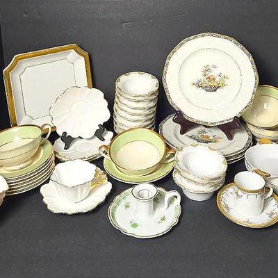 Vintage Gold Rimmed Porcelain: Georges Briard Coquille D'Or, Tirscheheurth, Rosina, T. Haviland