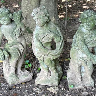 Concrete Garden Statues - 24-25”h
