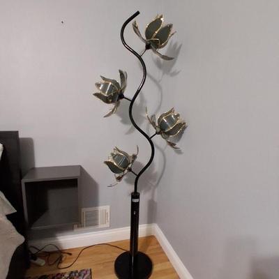 Sale Photo Thumbnail #1: Large vintage Lotus floor lamp