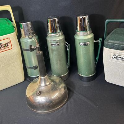 Vintage Colman Oil Lamp Without Shade & More!