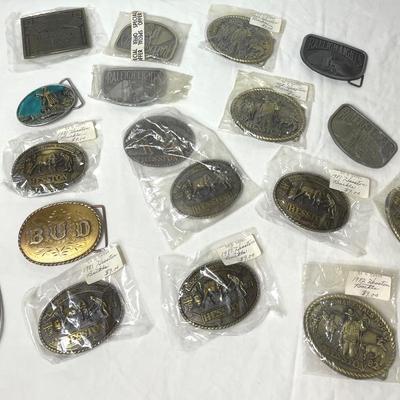 Vinrage Belt Buckles (1985 Windmill, 1981 Heston National & More! 