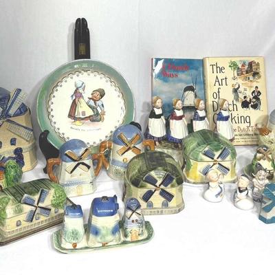 Dutch Serving Dishes & Vintage Whimsical Plates