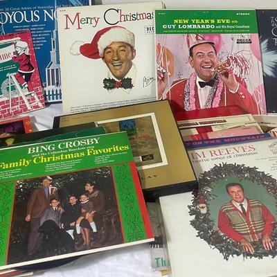 Vintage Holiday LPs 