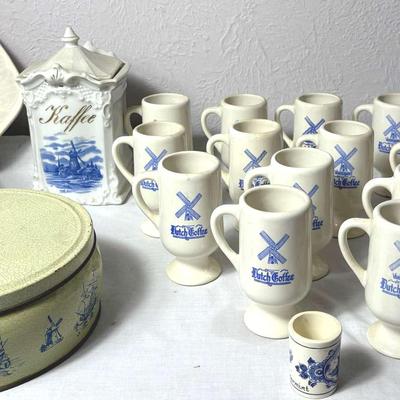 Vandermint Dutch Coffee Mugs 