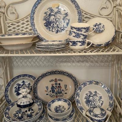 Royal China Blue & White Dish Set 
