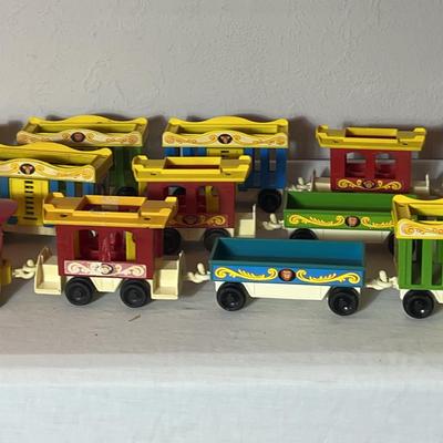 Vintage Fisher Price Circus Trains 