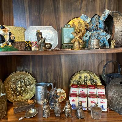 Vintage Dutch Metal Decor 