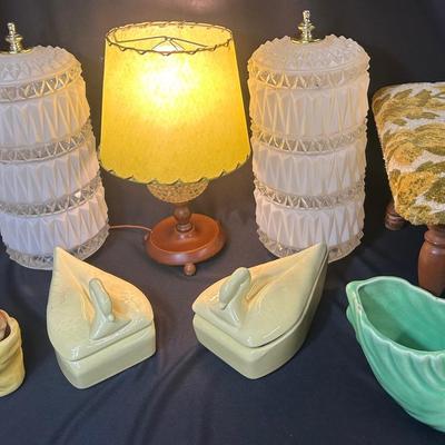 MCM Lamp & Other Collectibles 