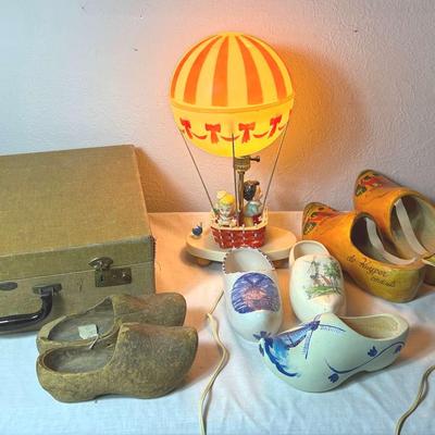 Lamps, Suitcase & Dutch Shoes