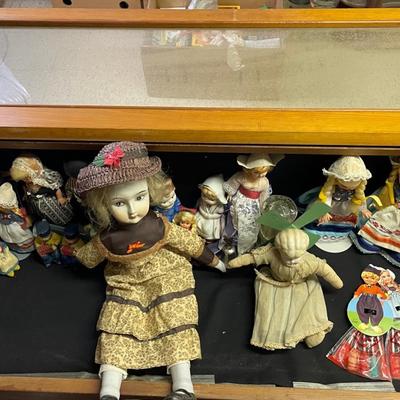 Vintage Dolls In Case