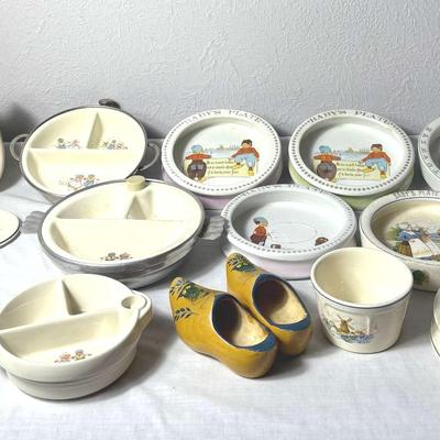 Baby’s Plate Dutch Pottery
