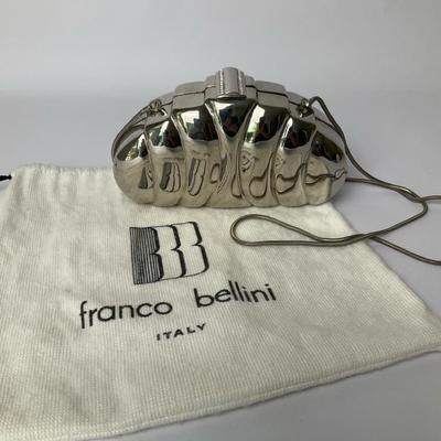 Franco Bellini Italy Metallic Clutch with Chain