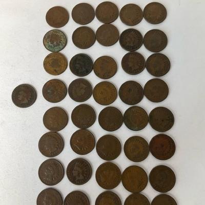 Indian Head Penny Lot 1882-1897