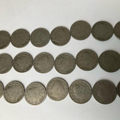 Liberty Head Nickels “V” 1905-1907