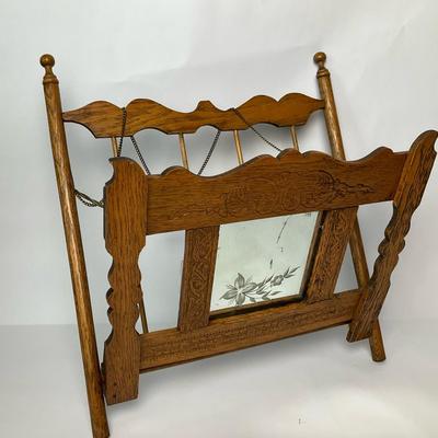 Vintage Hanging Pocket Magazine Rack 