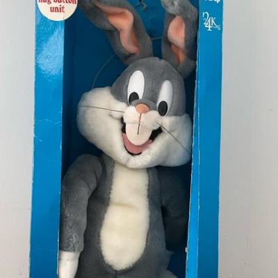 Vintage Talking Bugs Bunny Plush in Box