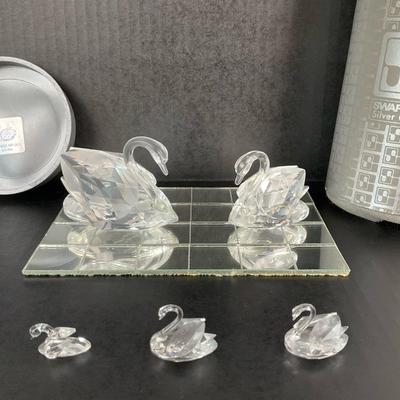 Swarovski Crystal Swan Figurine Collection