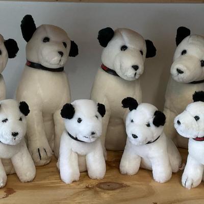 Collection of Vintage RCA Nipper Dog Plush
