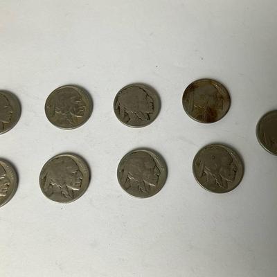 Indian Head Buffalo Nickel Coin Lot