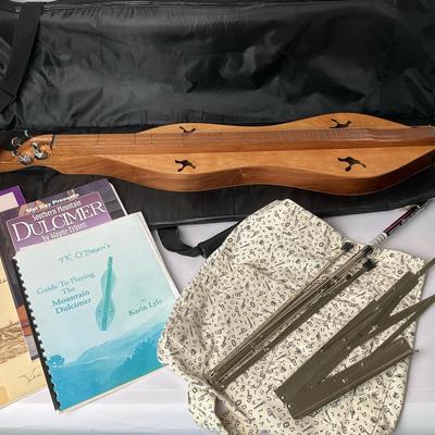 Mountain Dulcimer Bundle with Case, Books, and Stand