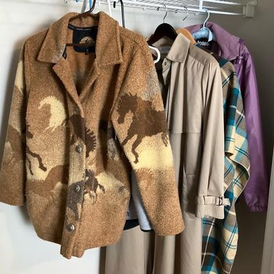 Women’s Western Wear & Trench Lot (Sz SM-XL)