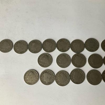 Liberty Head Nickels “V” 1908-1910