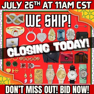 For more information and to place your bids, kindly visit us at https://garnetgazelle.hibid.com/ BID NOW!