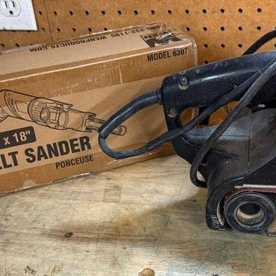 Wen 1/2” x 18” Belt Sander & Craftsman Belt Sander