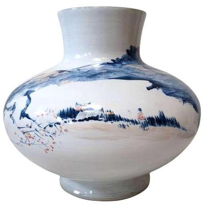 Painted Japanese Vase
