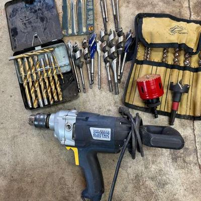 Pro Series Chicago Electric Drill & Bits