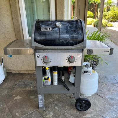 Weber GS4 Grill With Cover & 2 Propane Tanks