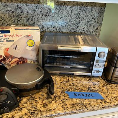 Small Kitchen Appliances: Waffle Maker, Mixer, Toaster Oven, Grinder