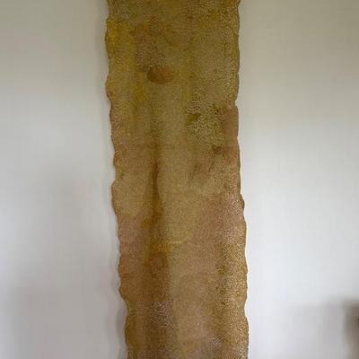 Stunning Metallic Textile Wall Art - Truly Unique!