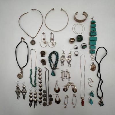 Sterling & Turquoise - Jewelry in Silver and/or Blue
