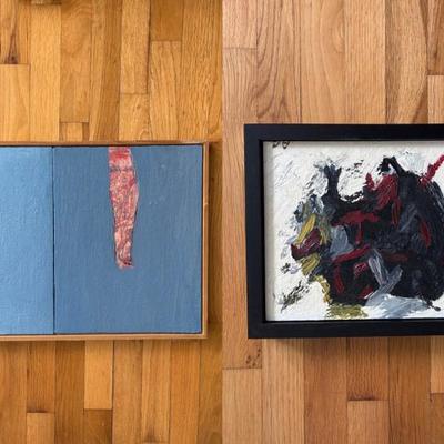 Original Oil Impasto Pair - Garon & James Deitz