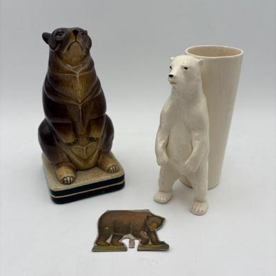 The 3 Bears: John Todd Seattle Polar Bear Vase