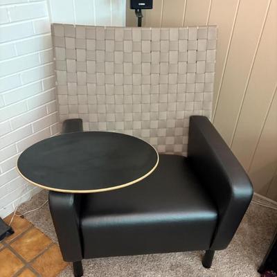 Small Scale Chair with Big Size Comfort - Built in Table
